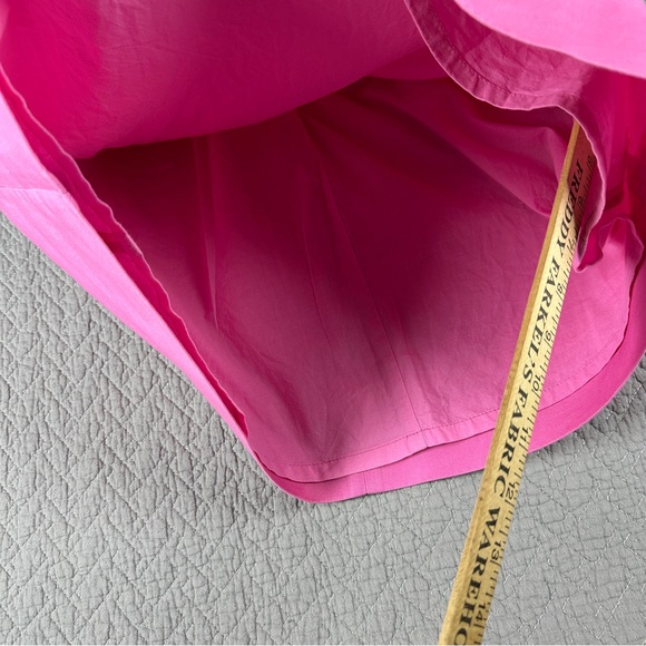 J. Crew Pink Cotton Dress Sleeveless Scoop Neck - Picture 12 of 16